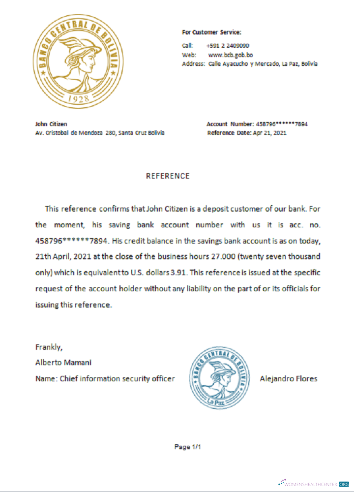 Download Bolivia Banco Central de Bolivia reference Photoshop template